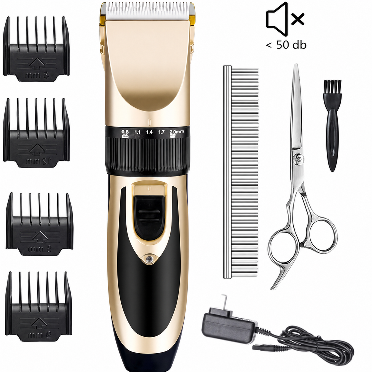 PV-Q50 OEM Logo-Free Quiet Grooming Kit wholesale pet clipper